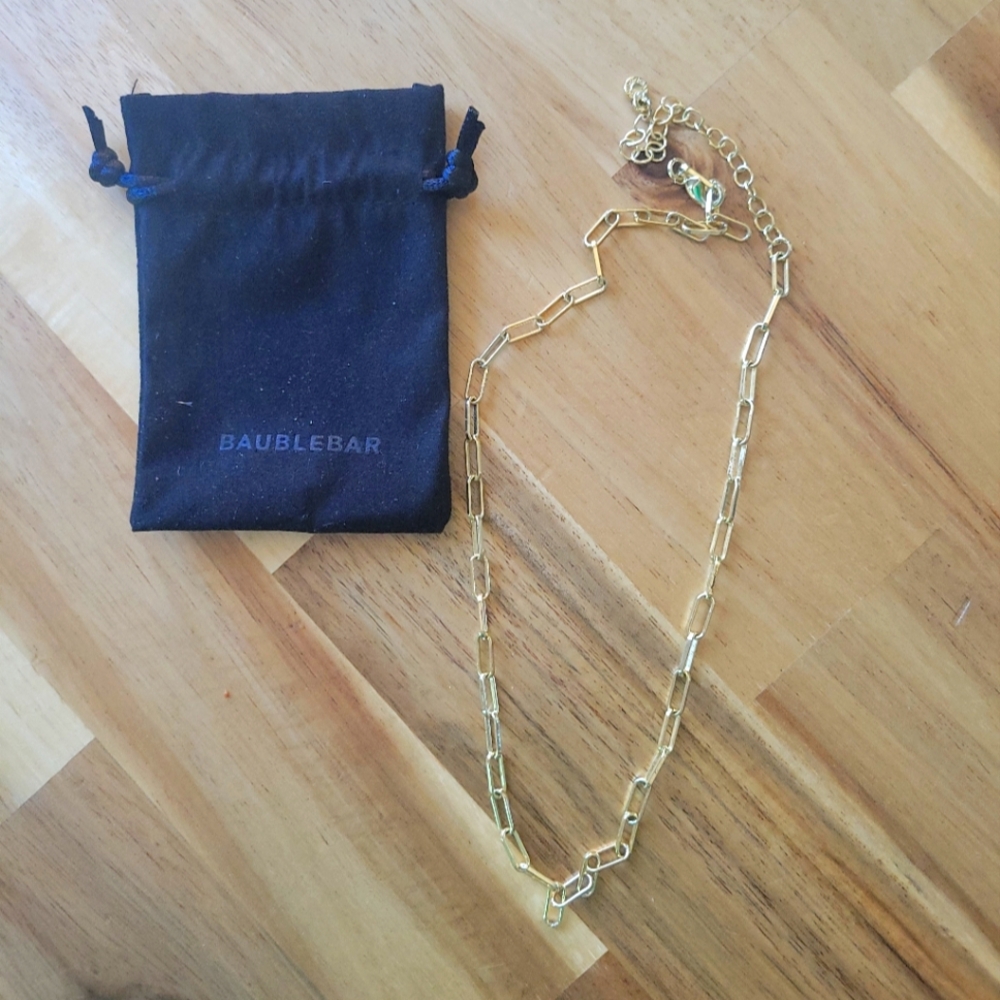 BaubleBar Gold Necklace